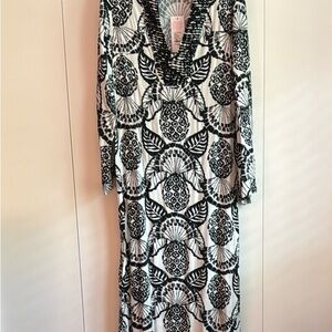 Lilly Pulitzer Irella Maxi Caftcan Dress, size 4